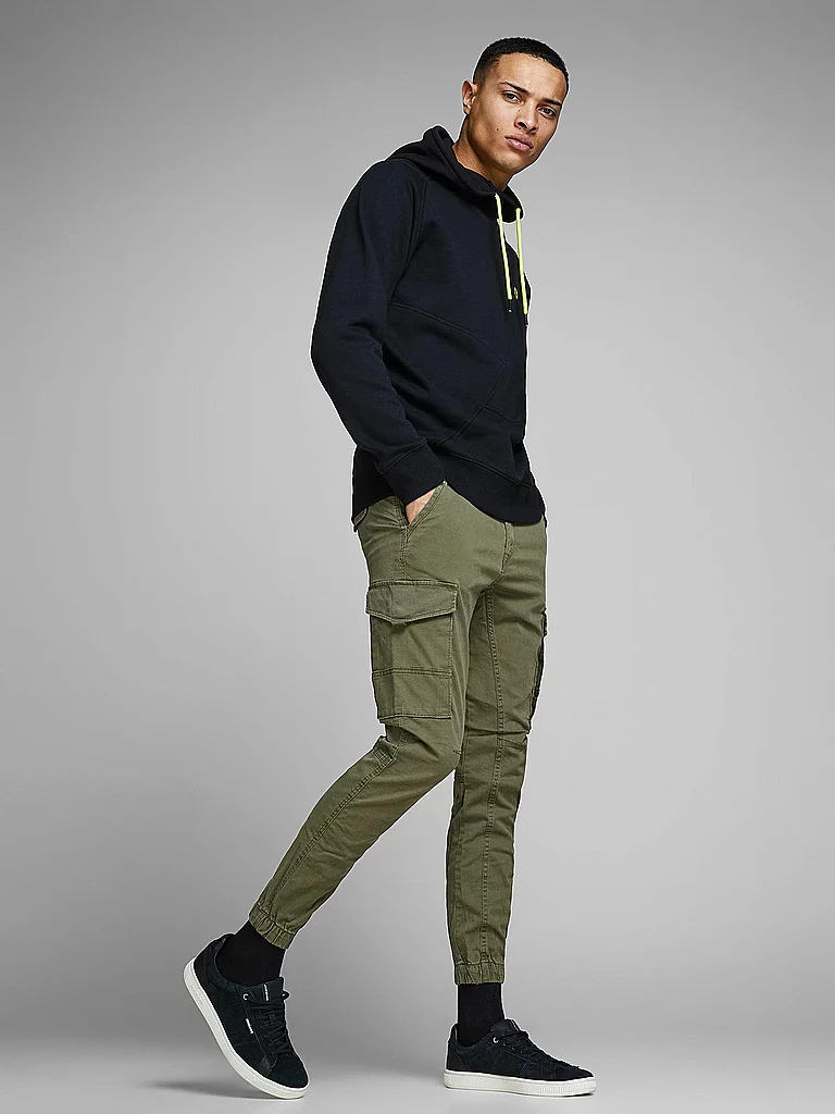 Jack & Jones Pantalon Paul Flake Akm 542 Olive Night 36 Homme 3